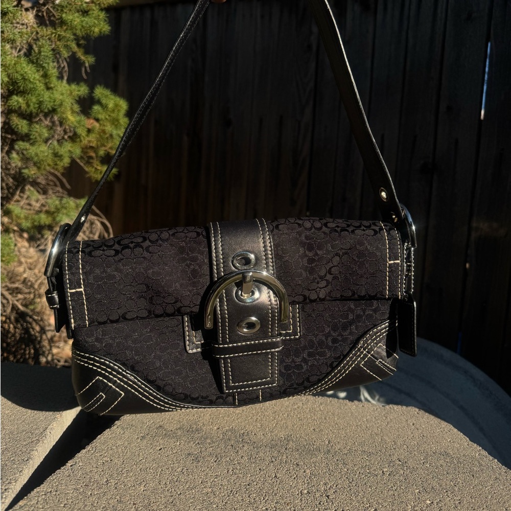 Vintage Coach Black soho bag